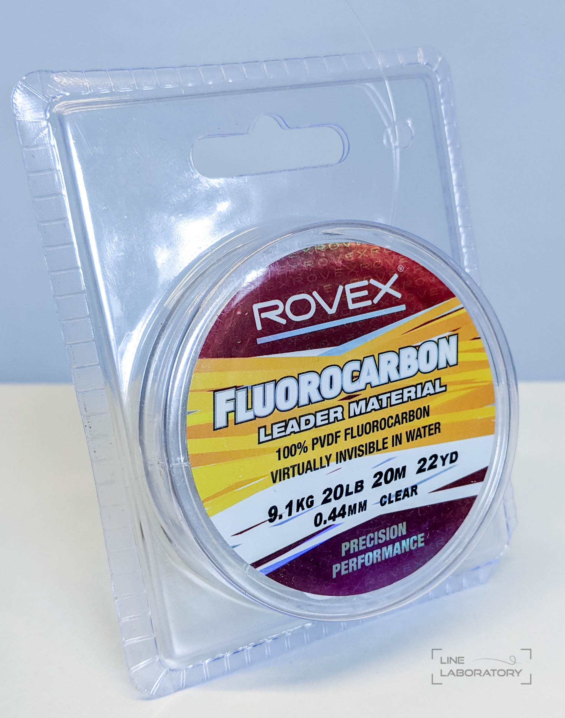 Rovex 20lb Fluorocarbon Leader - Line Laboratory