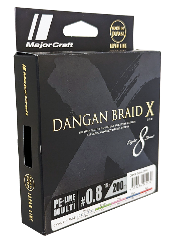 MAJOR CRAFT X 8 Braid Line Dangan Blade Eging Special PE 0.8/16lb